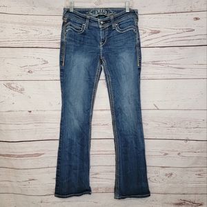 Ariat Turquiose bootcut jeans with back pocket design